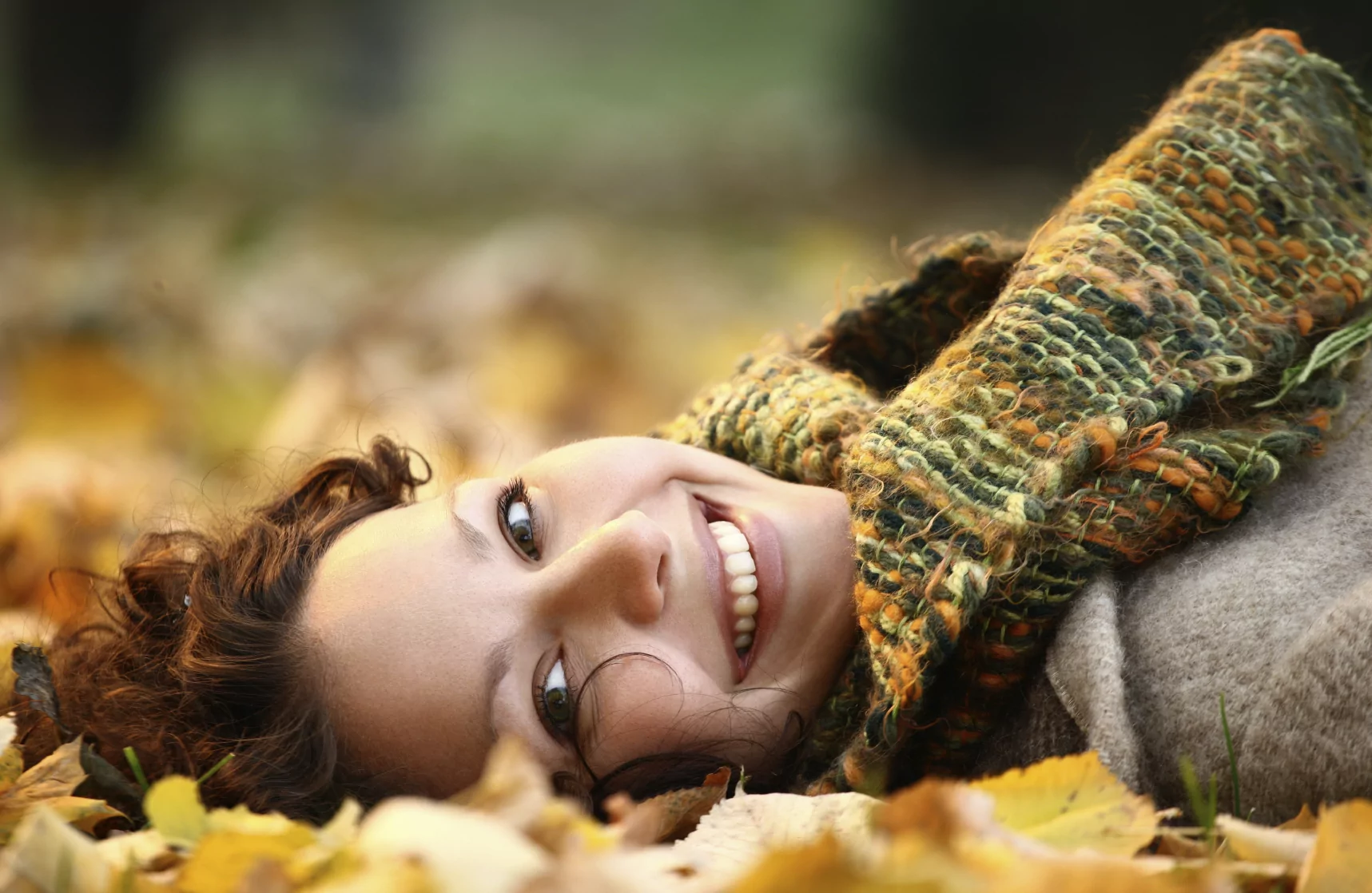 Close-up of a bright, confident smile.